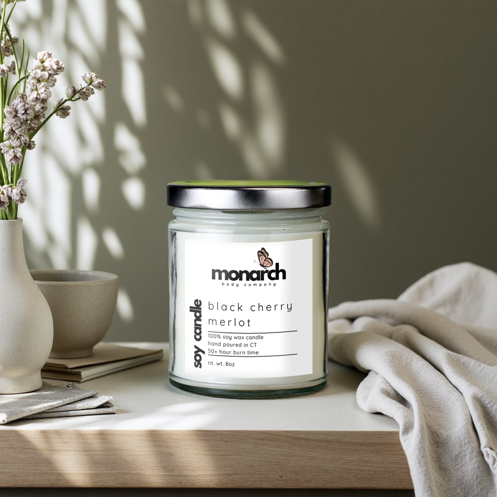 Soy Candle - Black Cherry Merlot