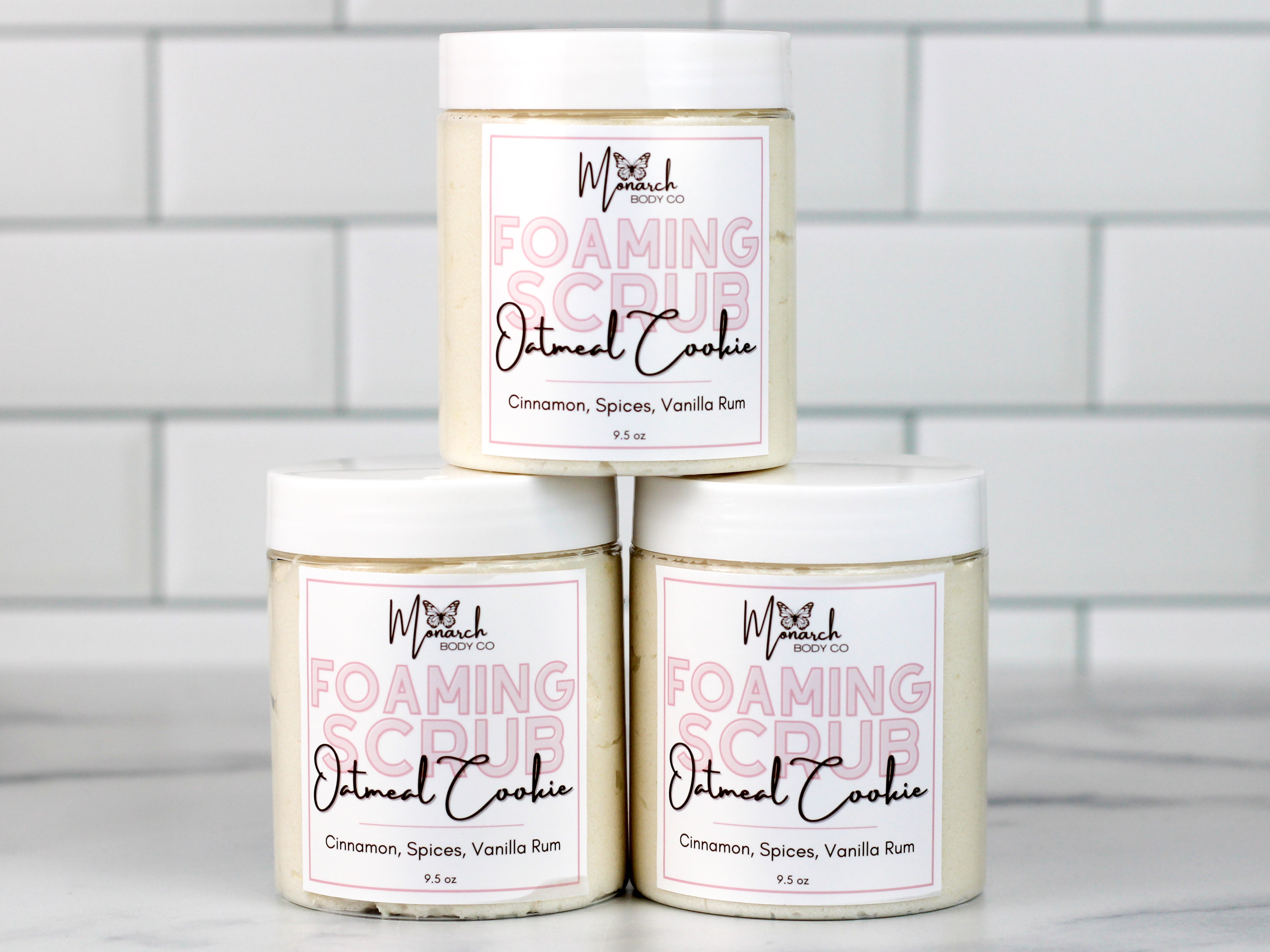 Oatmeal Cookie Foaming Sugar Scrub