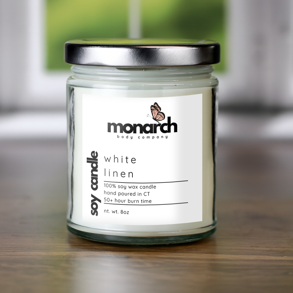 Soy Candle - White Linen