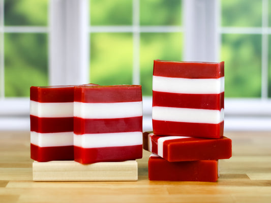 Candy Cane - Glycerin Soap