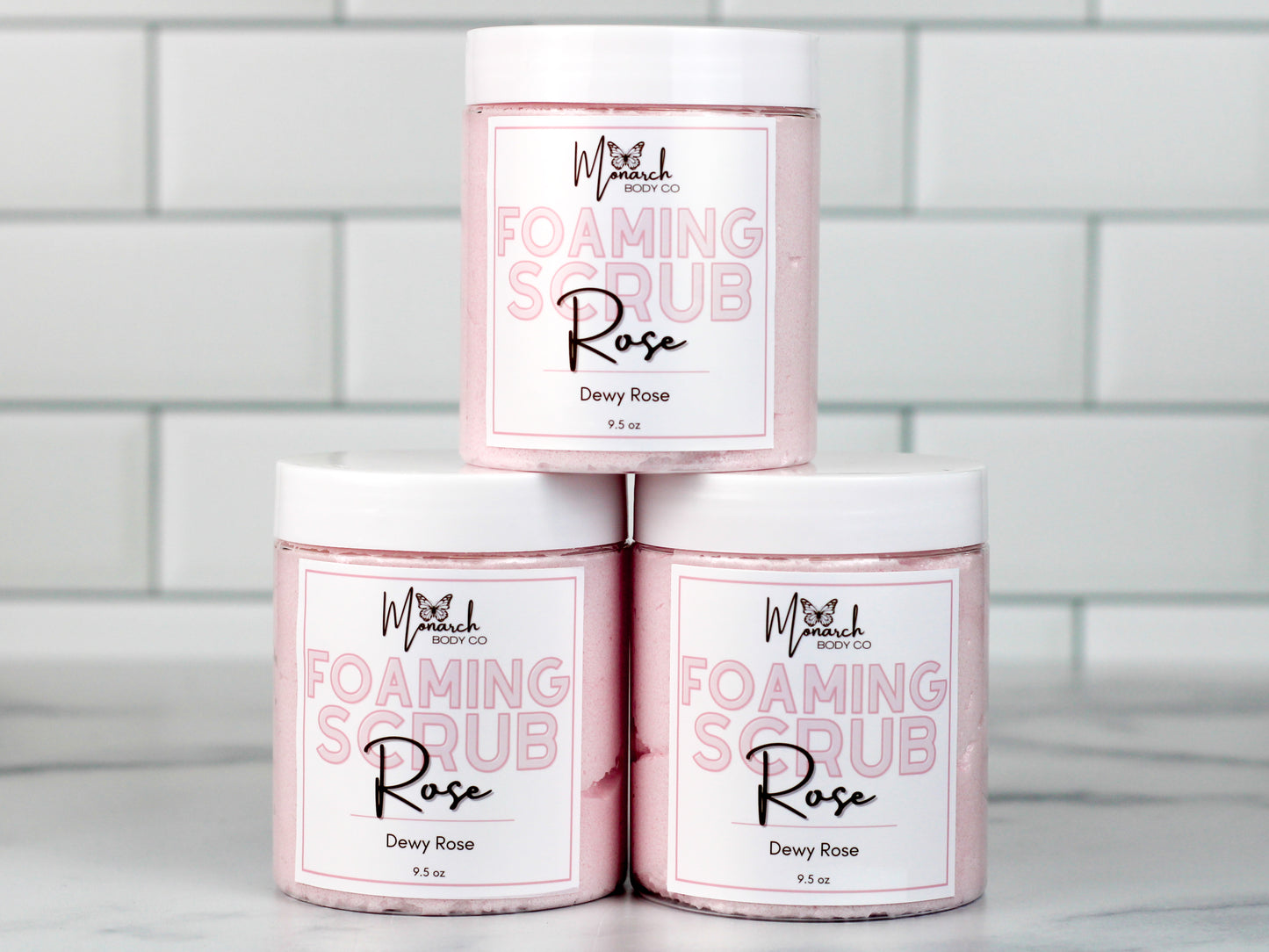 Rose Foaming Sugar Scrub