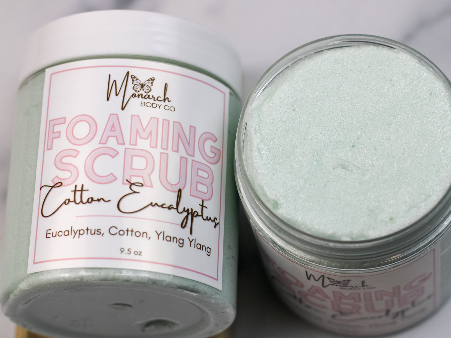 Cotton Eucalyptus Foaming Sugar Scrub