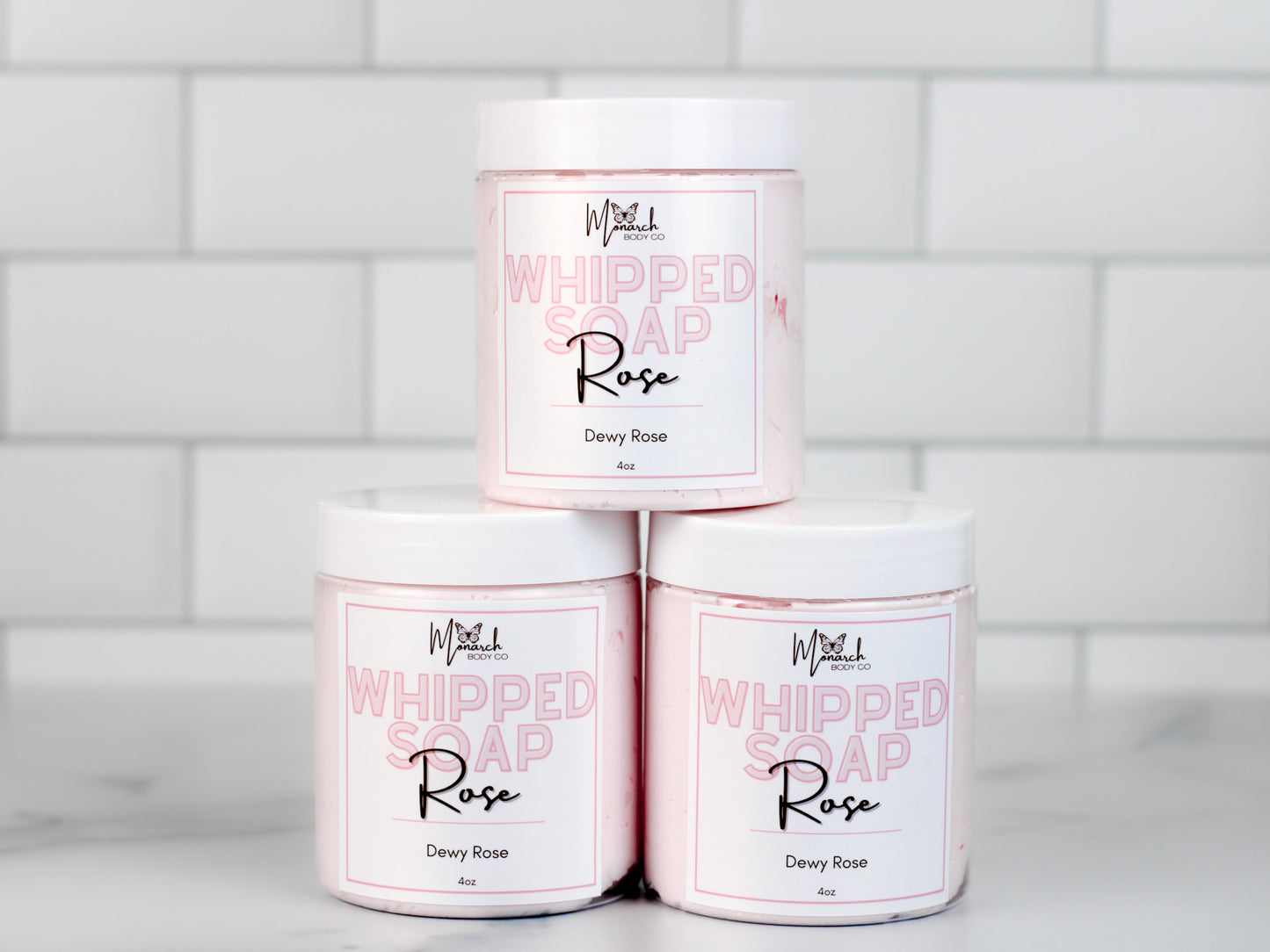 Rose 2-in-1 Whipped Soap & Shave Cream